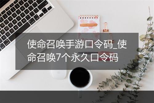 使命召唤手游口令码_使命召唤7个永久口令码